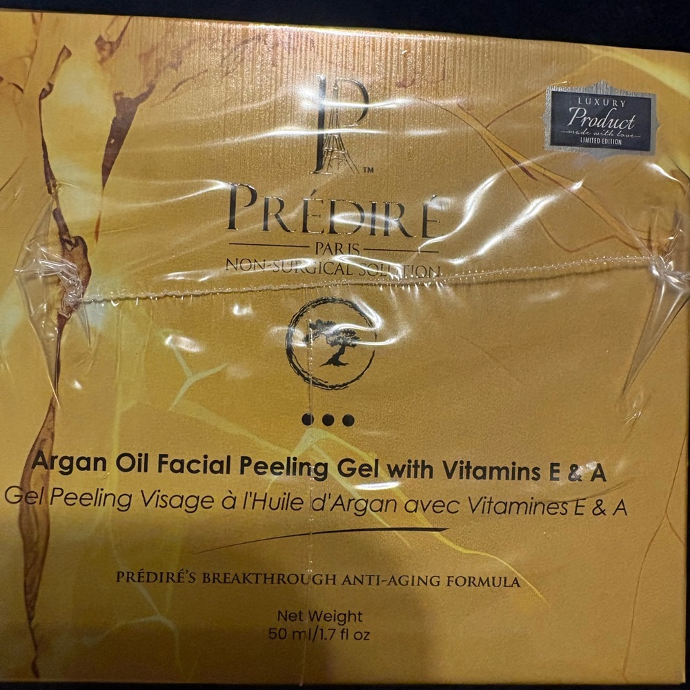 Predire Argan Oil Facial Peeling Gel with Vitamins E & A